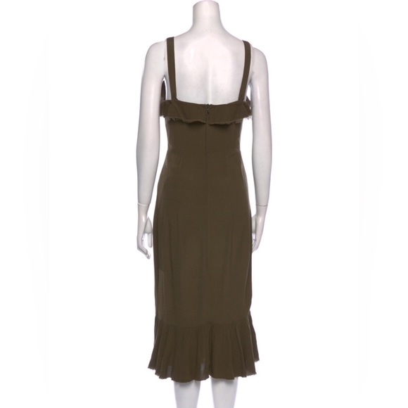 NWOT REFORMATION Square Neckline Midi Length Dress in size 2 - Picture 3 of 9